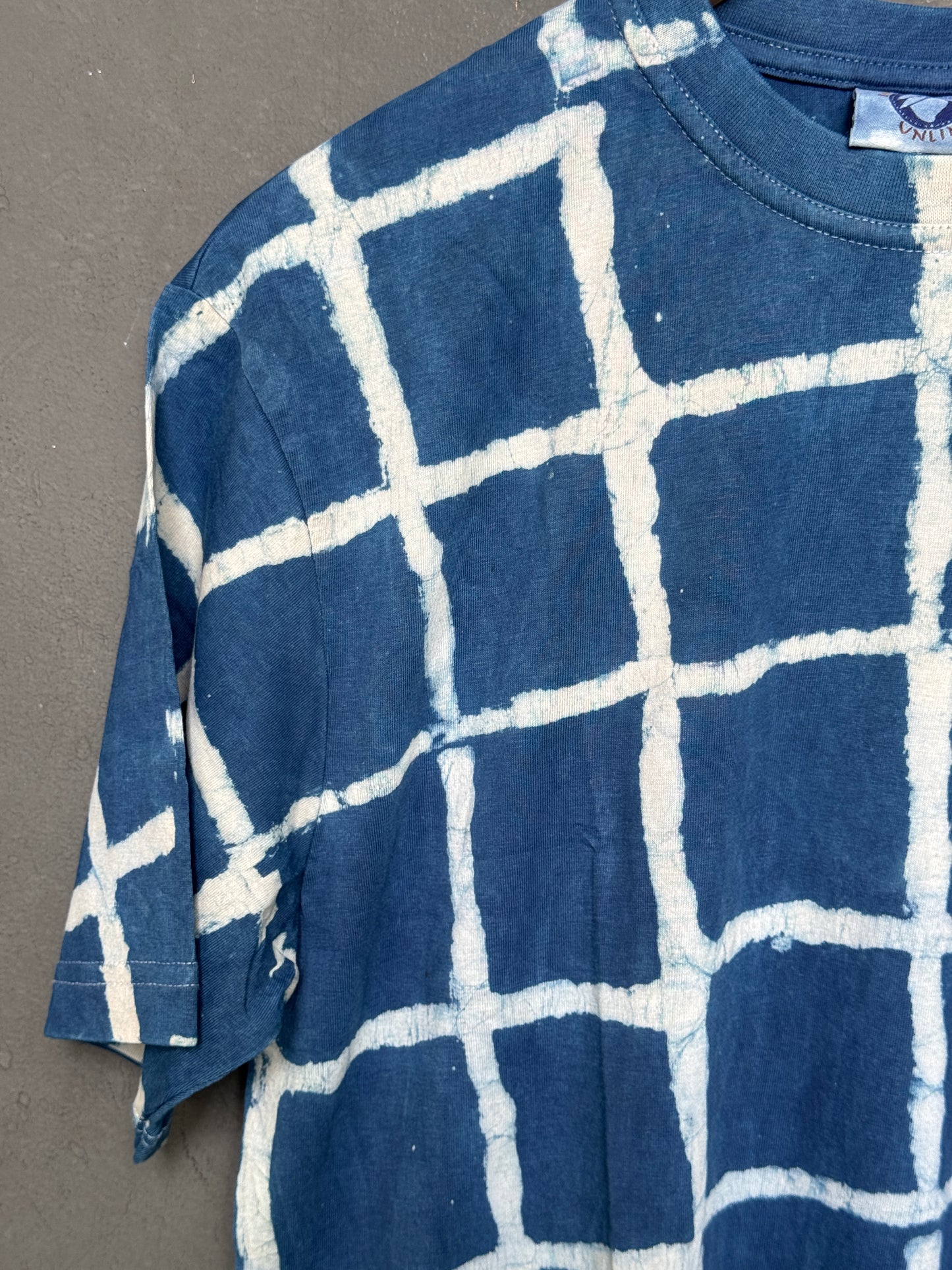 Quirky tees - hand block printed, natural dyed, mens cotton t-shirt