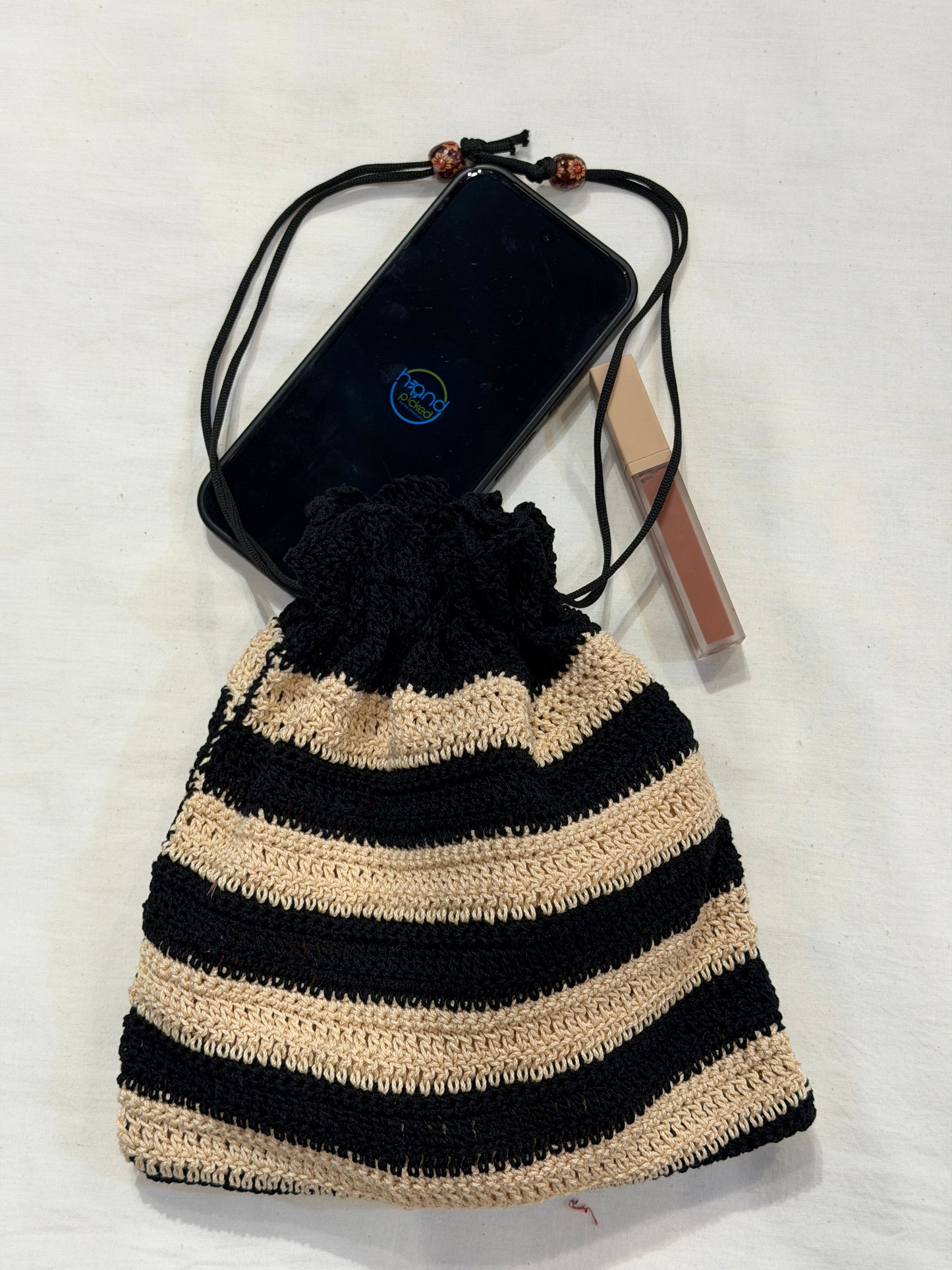 Potli crochet bag / pouch - hand made with love - plethora of colors available, click to see