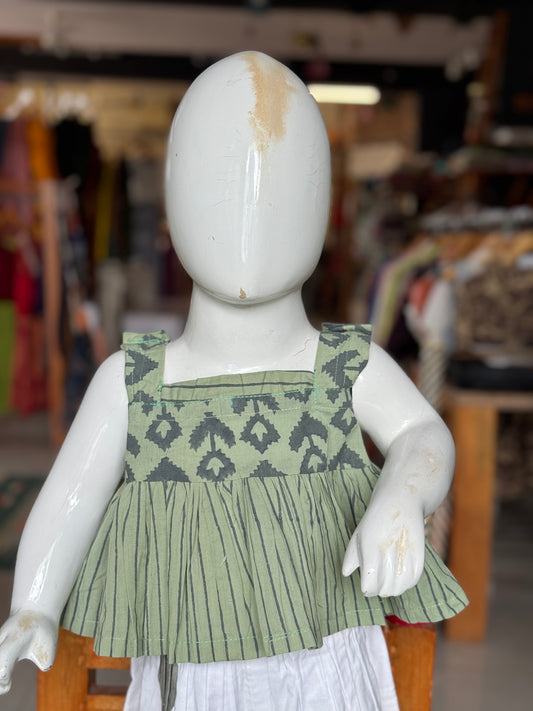 Hand block printed new born baby outfits - different designs available