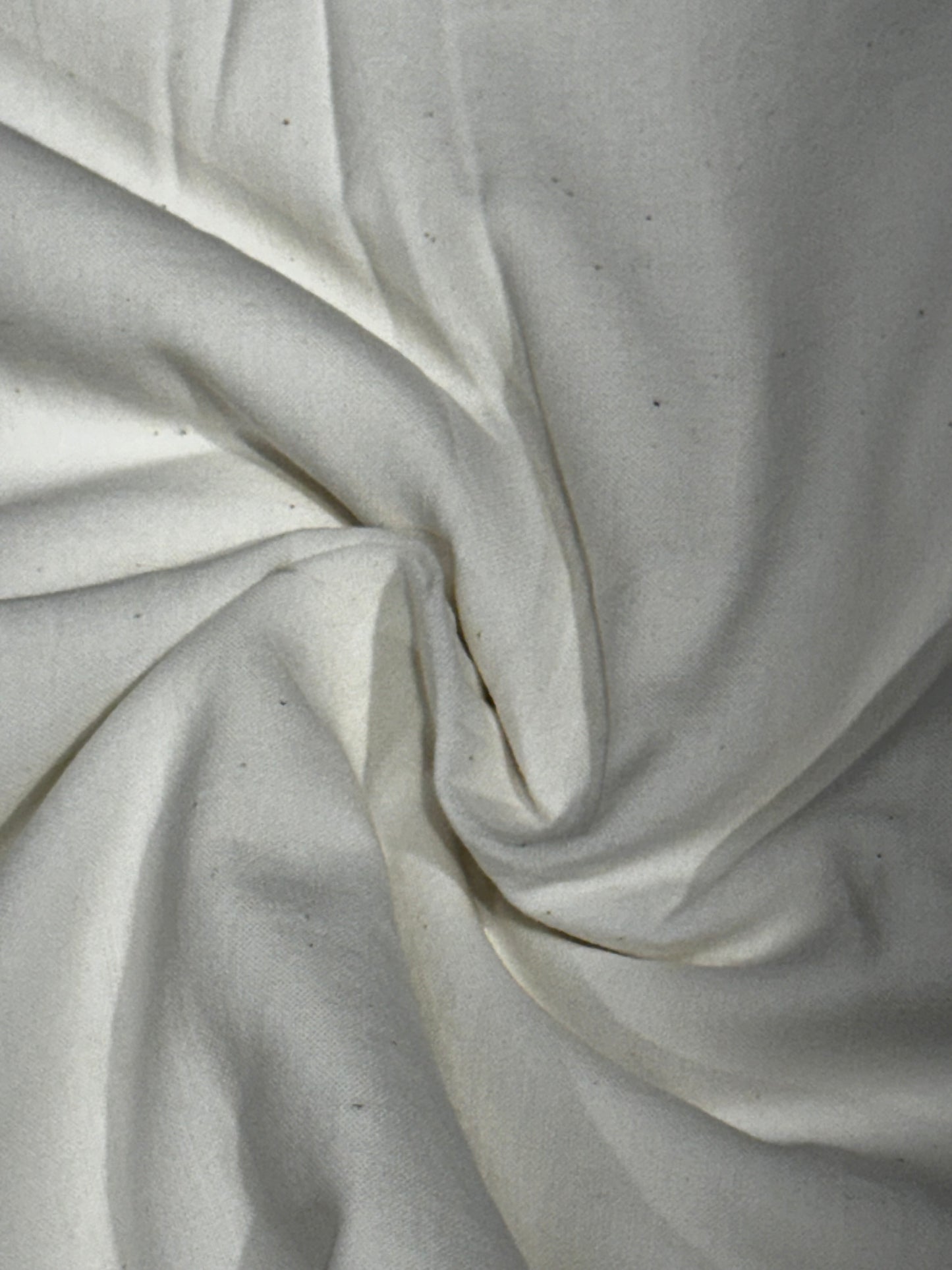 Off white soft cotton handloom fabric