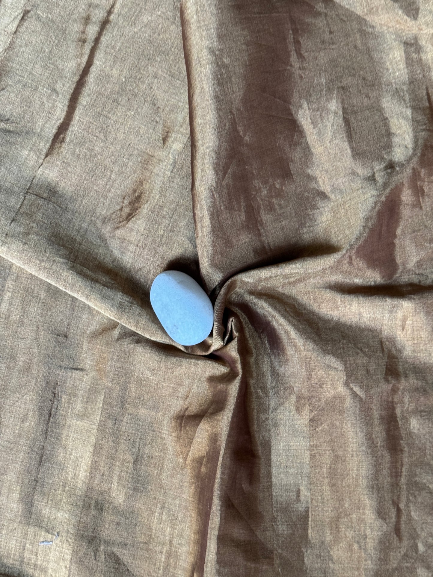 Gold tissue silk handwoven fabric