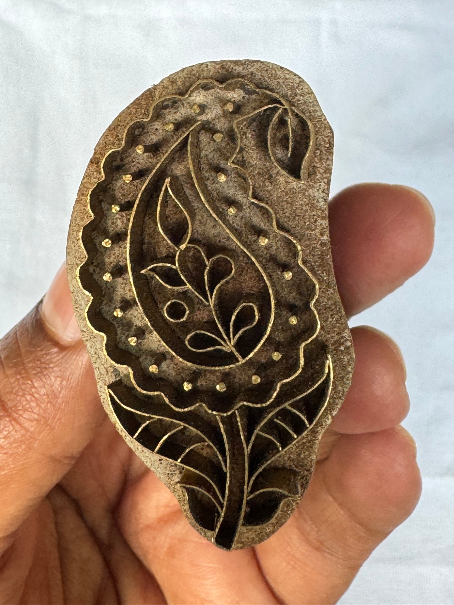 Cute brass blocks for printing and decor