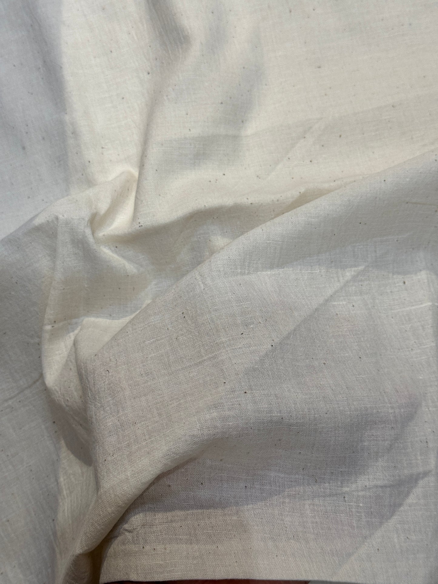 Hand spun, Handwoven cotton khaddar / freedom fabric - click to see different counts options available