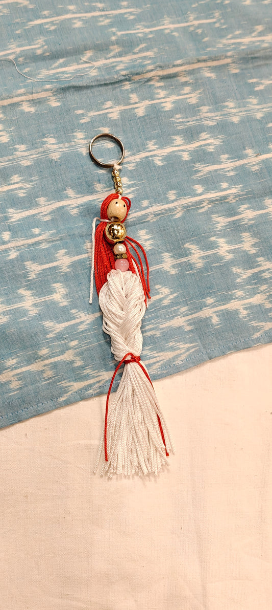 Yarn lady dolls bag charms / key rings