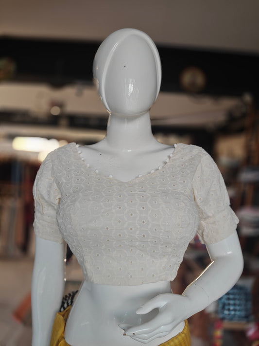 Off White hakoba cotton blouse - available in multiple designs