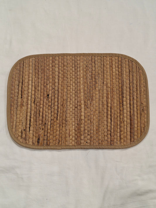 Place mats handmade using natural water hyacinth - eco friendly dining mats