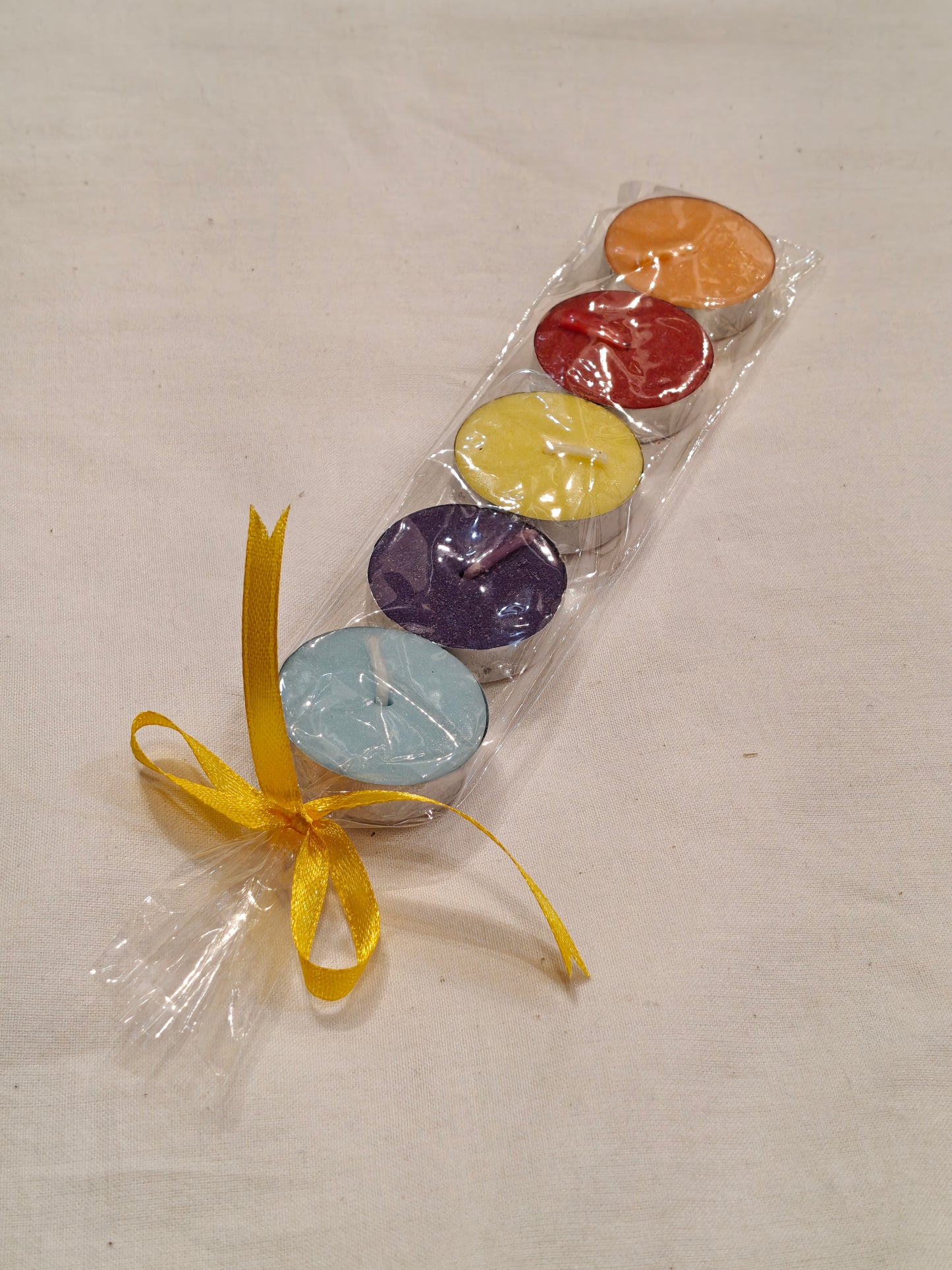5 scented tea light candles gift set