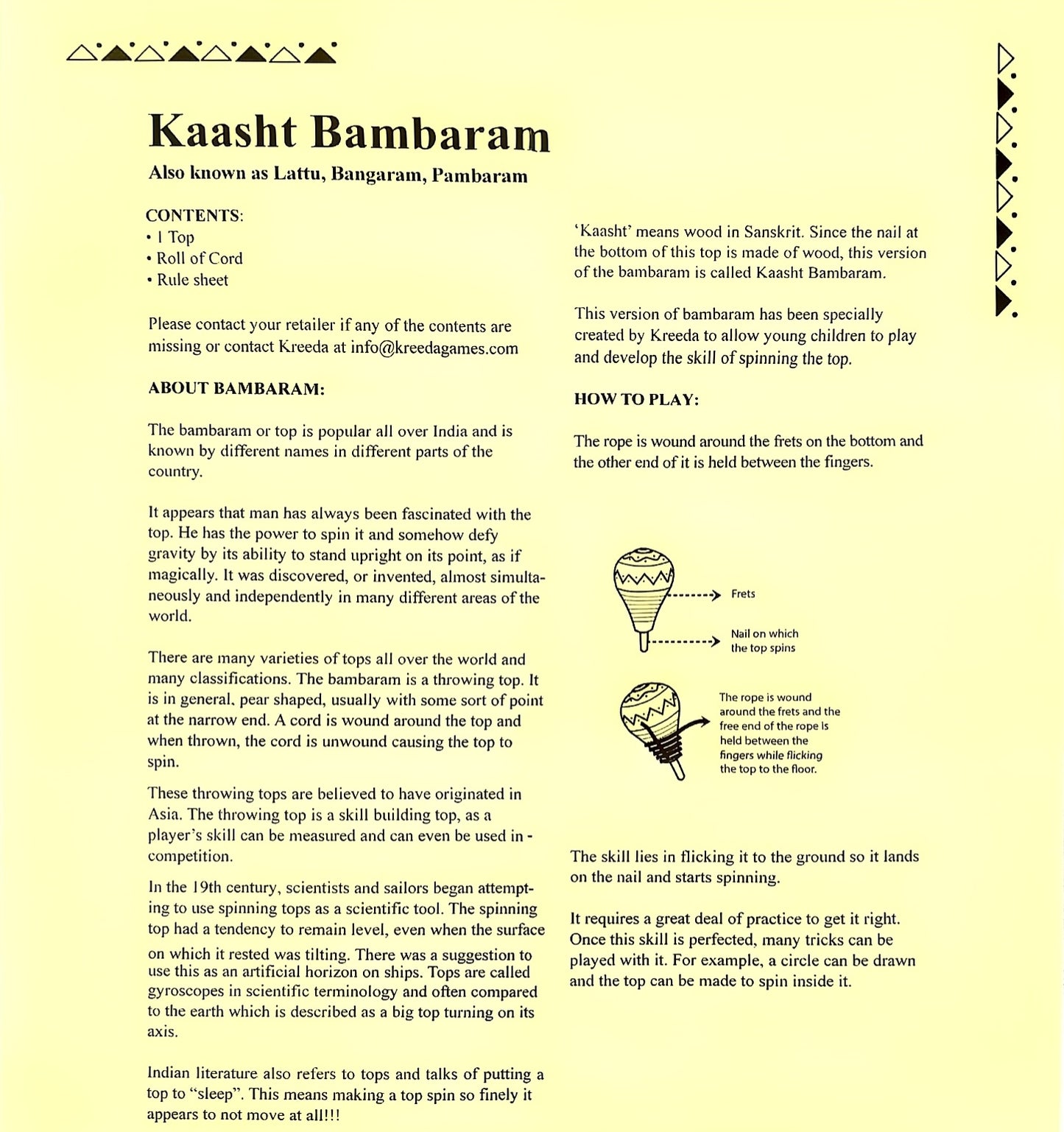 Kaasht Bambaram / Lattu / Bangaram / Pambaram - Handcrafted in wood