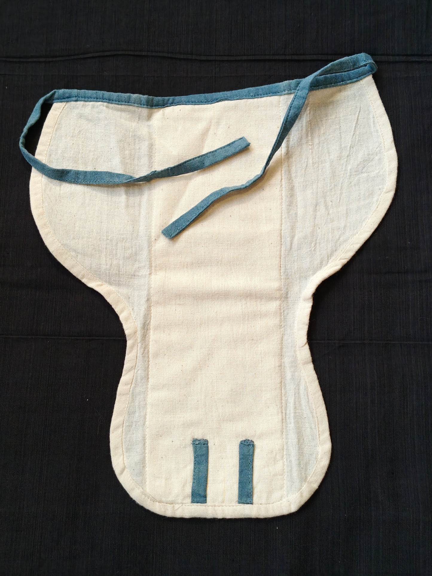 Desi cotton, hand spun, hand woven, undyed off white baby nappies - set of 3