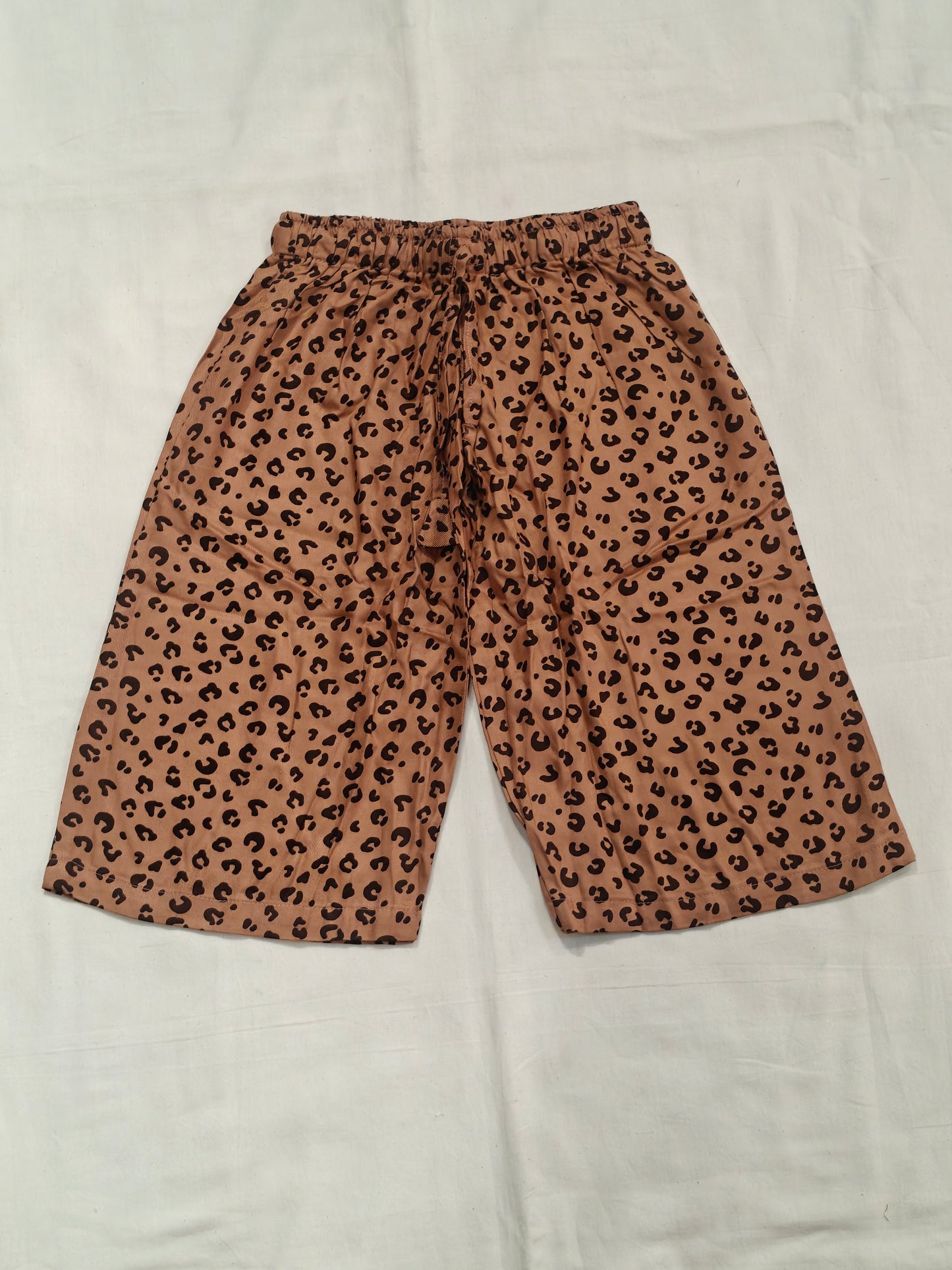 Leopard prints plazo pants for girls