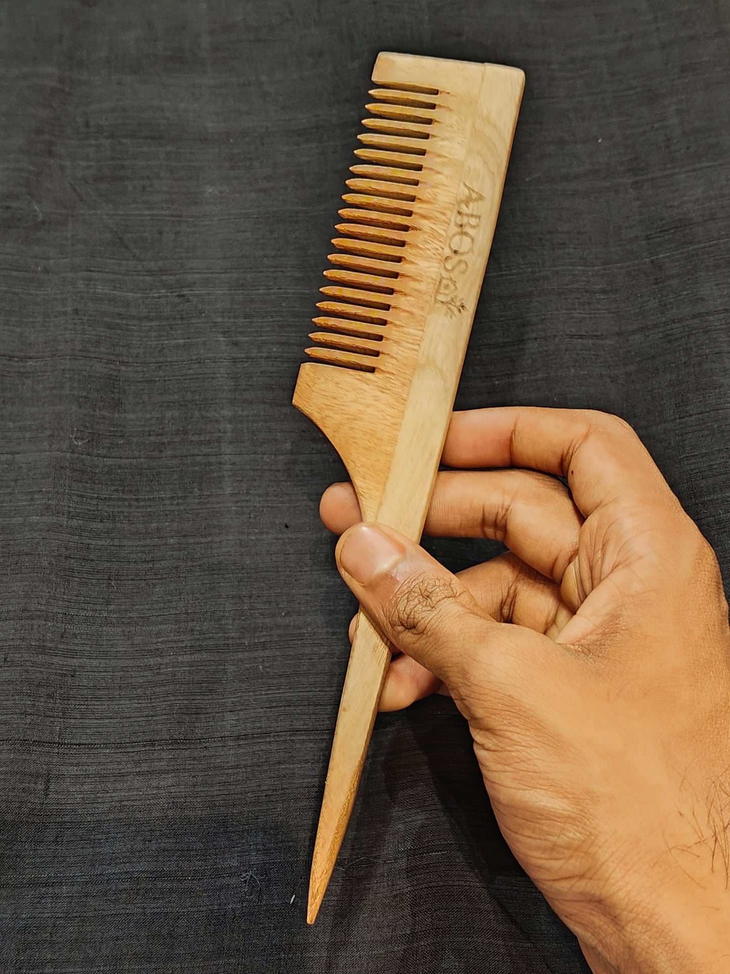 Handcrafted Neem Wood combs in different styles - click to see