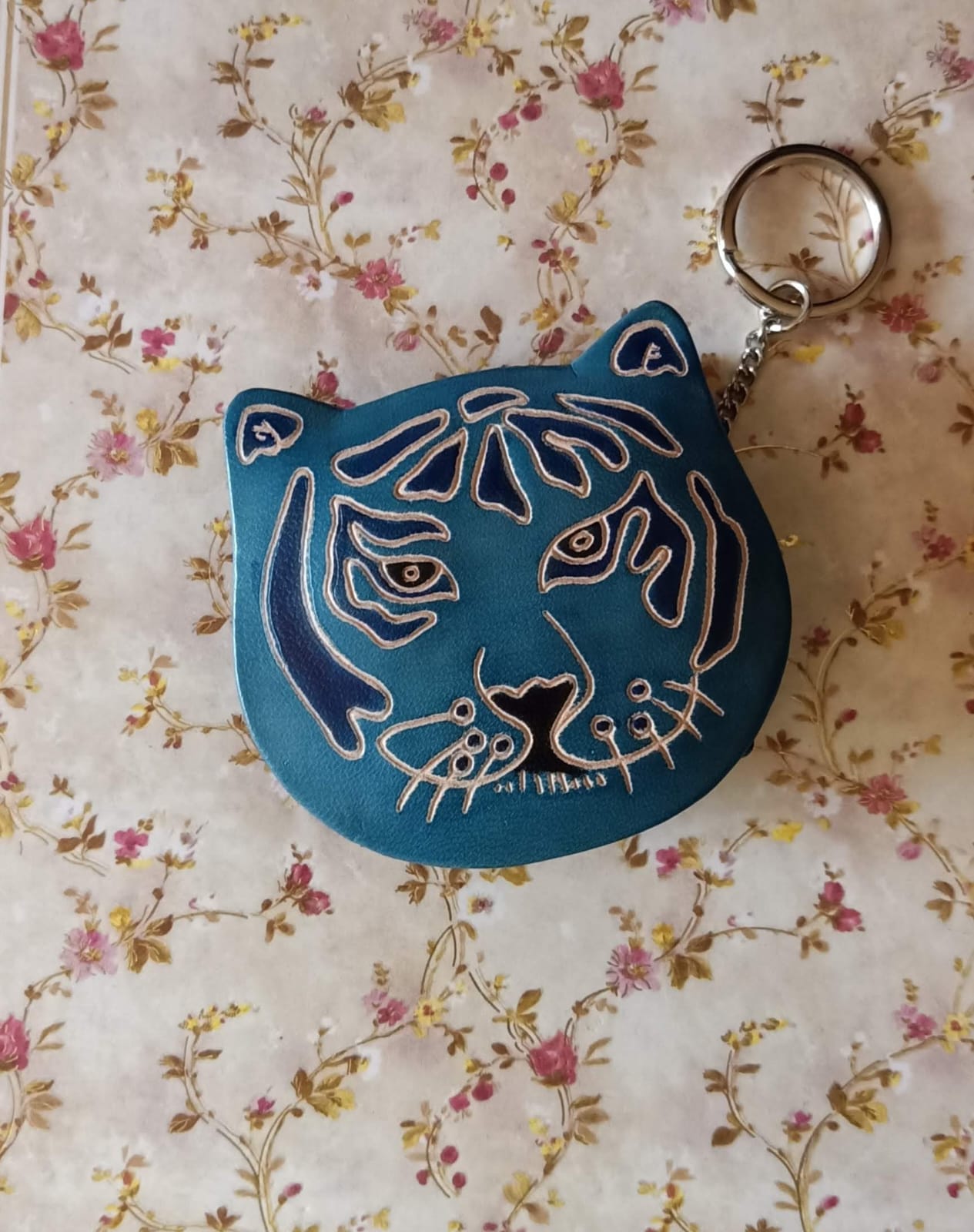 Cute leather handcrafted coin box key ring / bag charms - click to see design options