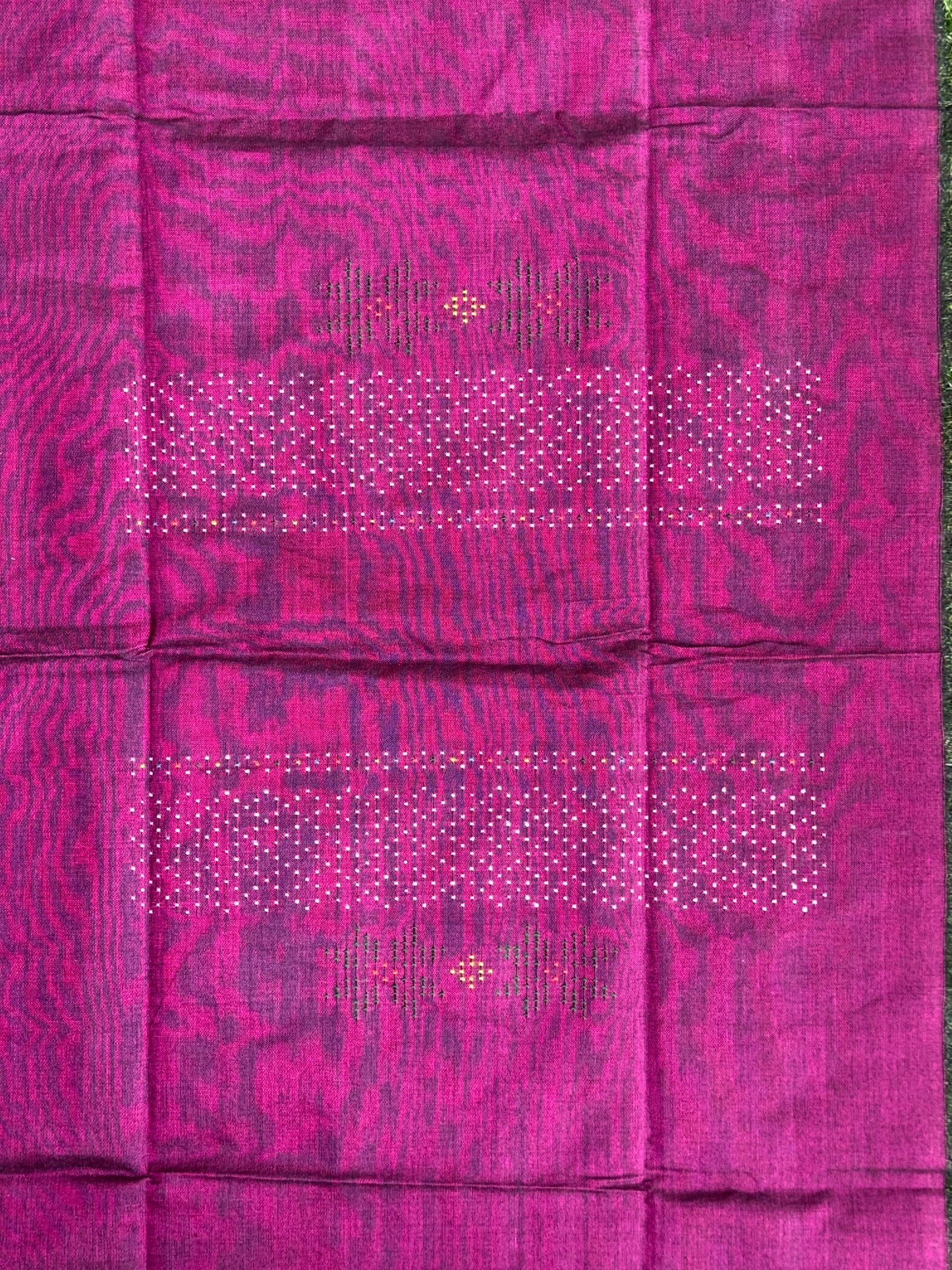 Tangaliya handloom cotton unstitched blouse piece