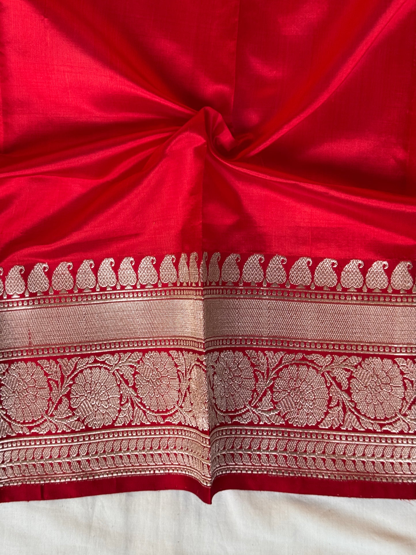 Pure katan silk handwoven unstitched blouse piece - multiple designs available