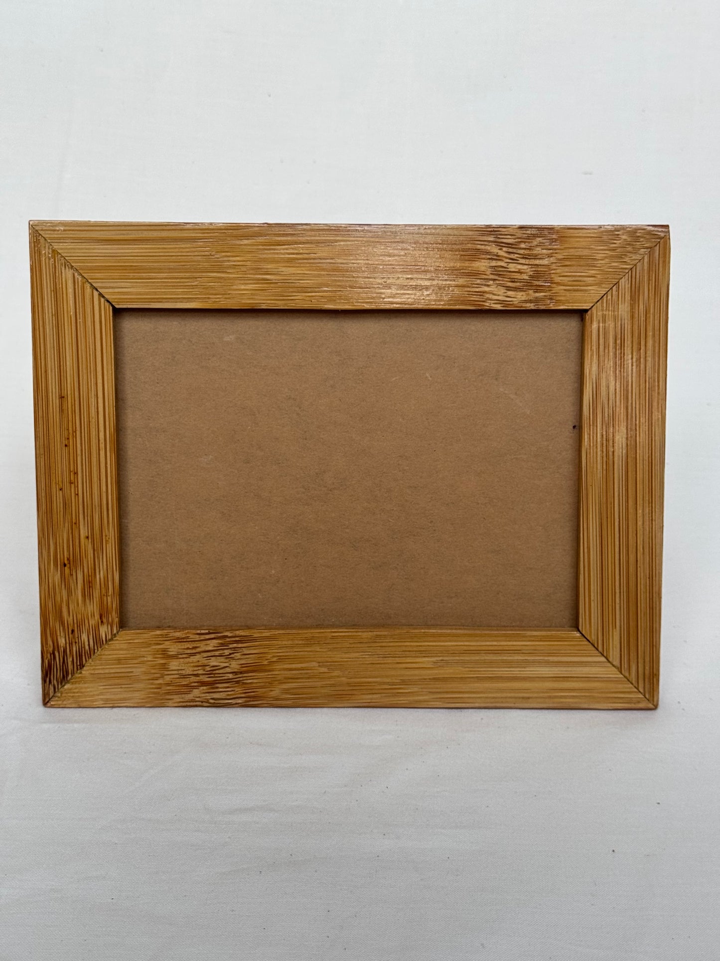 Wooden bamboo photo frame