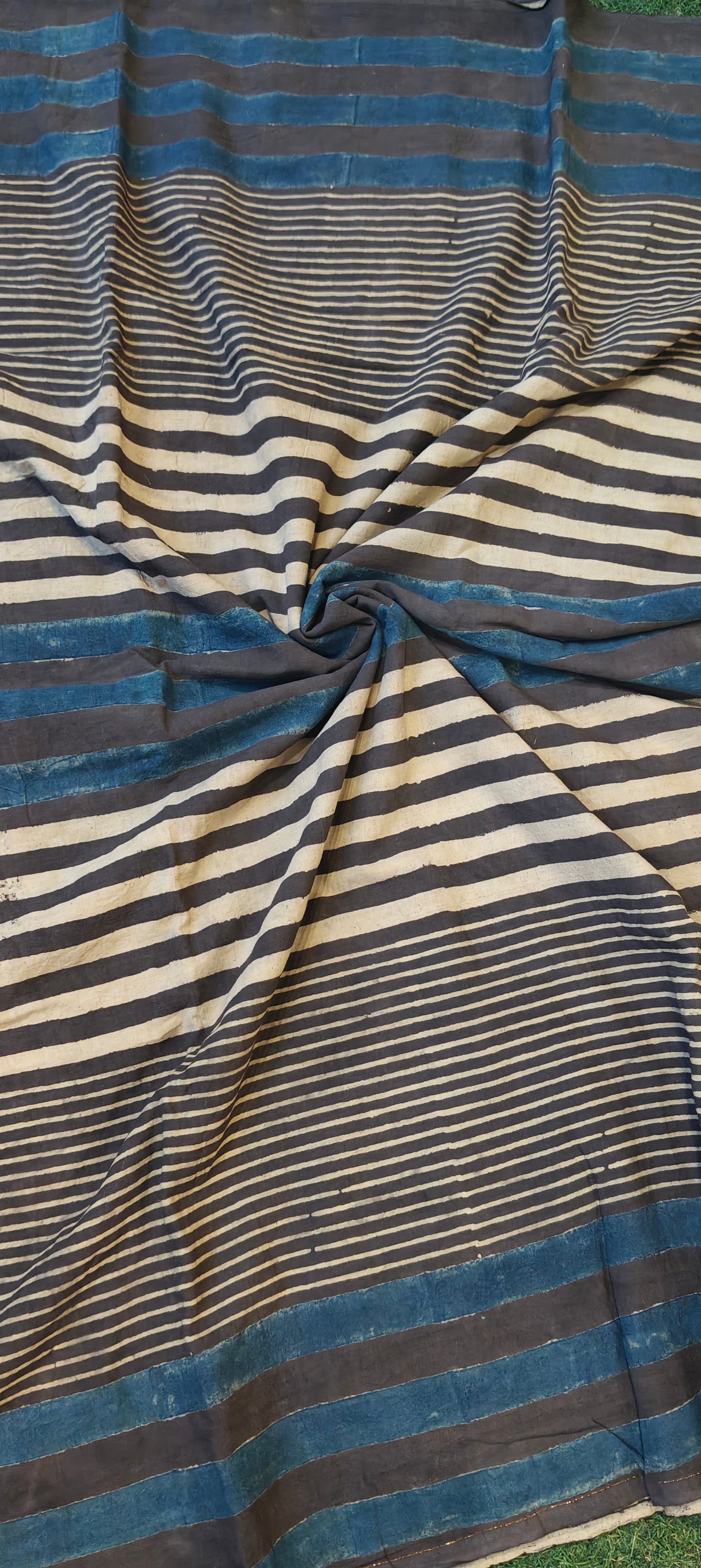 Ajrakh cotton Handblock printed fabric