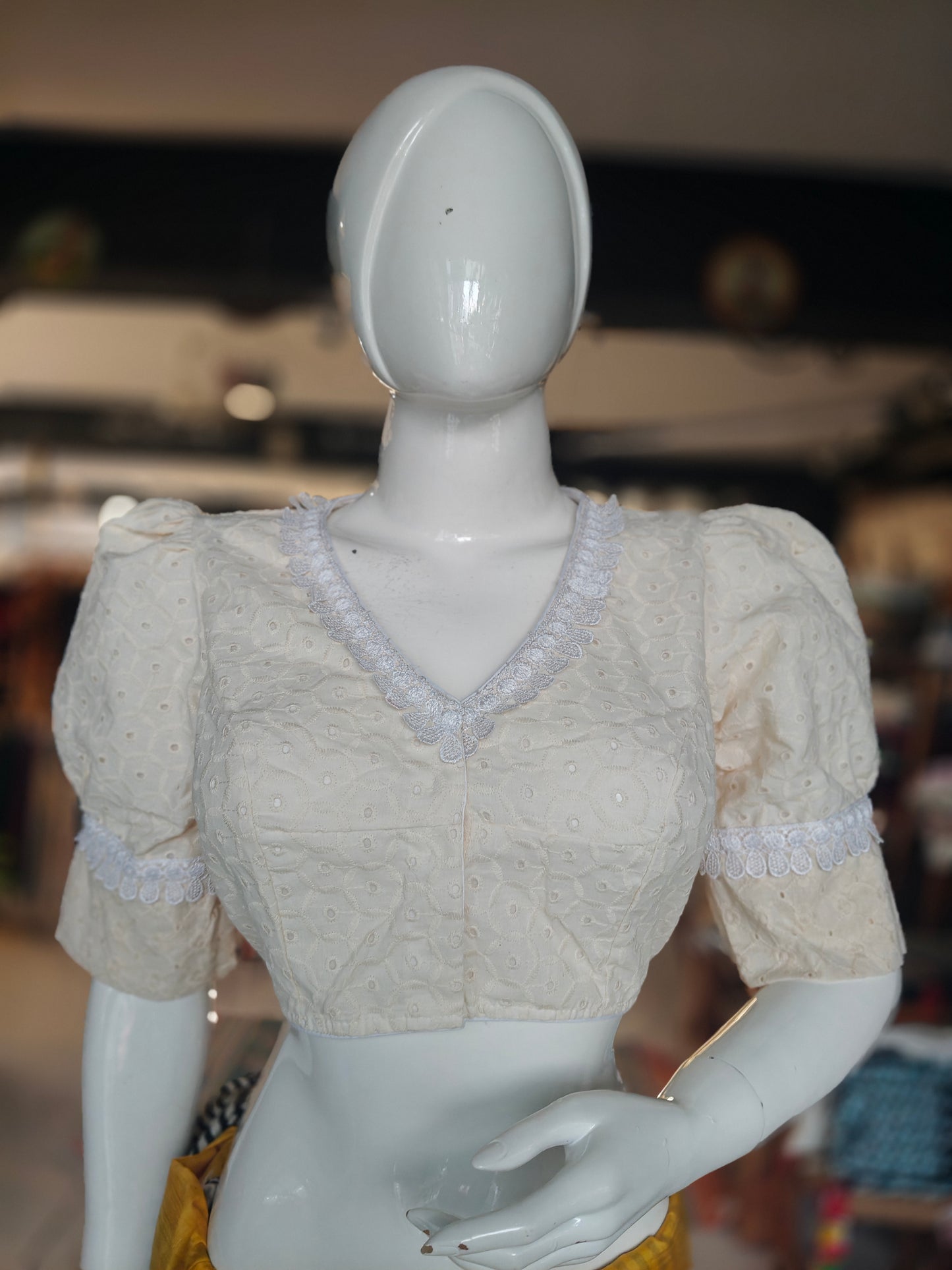 Off White hakoba cotton blouse - available in multiple designs