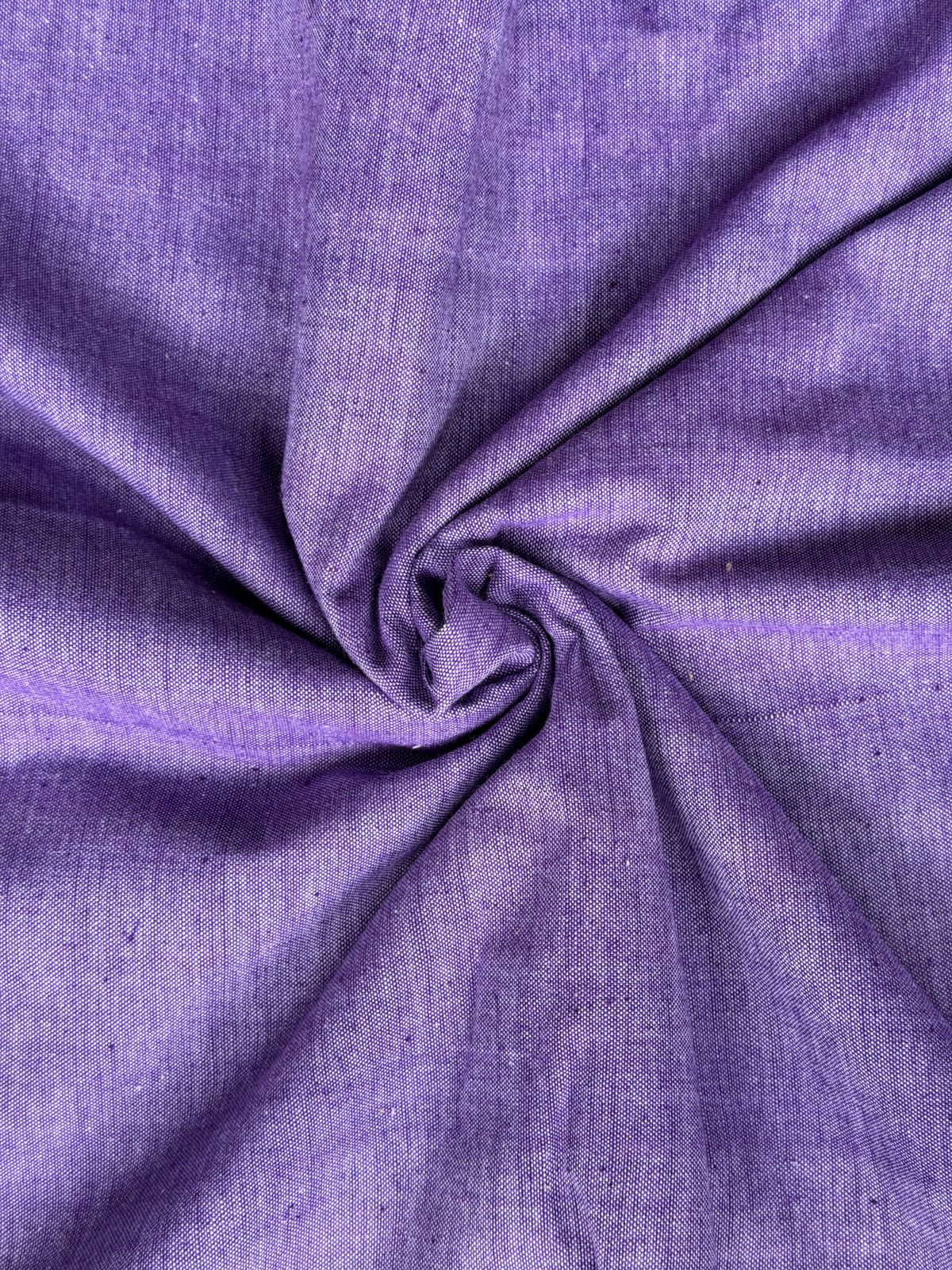Lavender hand woven soft n thick cotton fabric