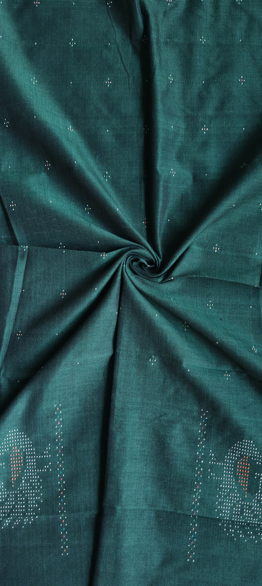 Tangaliya handloom cotton unstitched blouse piece