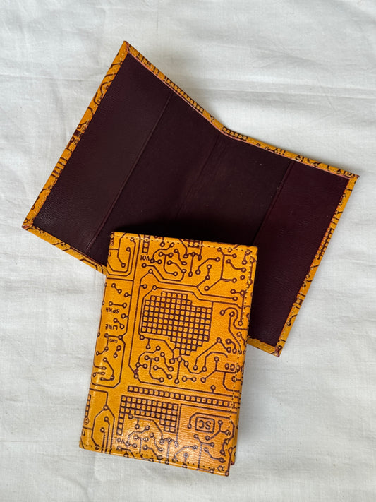 Passport cover in handcrafted Leather - design options available