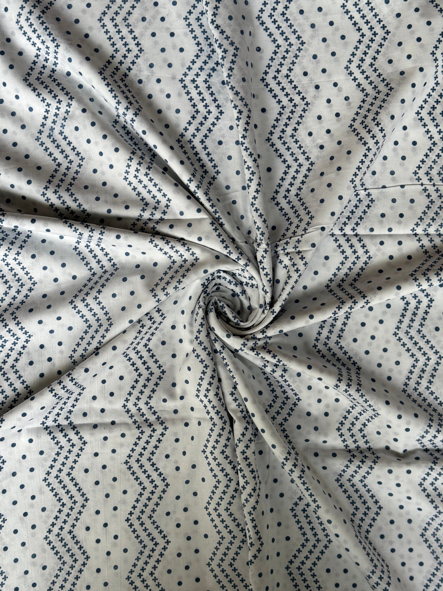 Natural dyed cambric cotton fabric - design options available