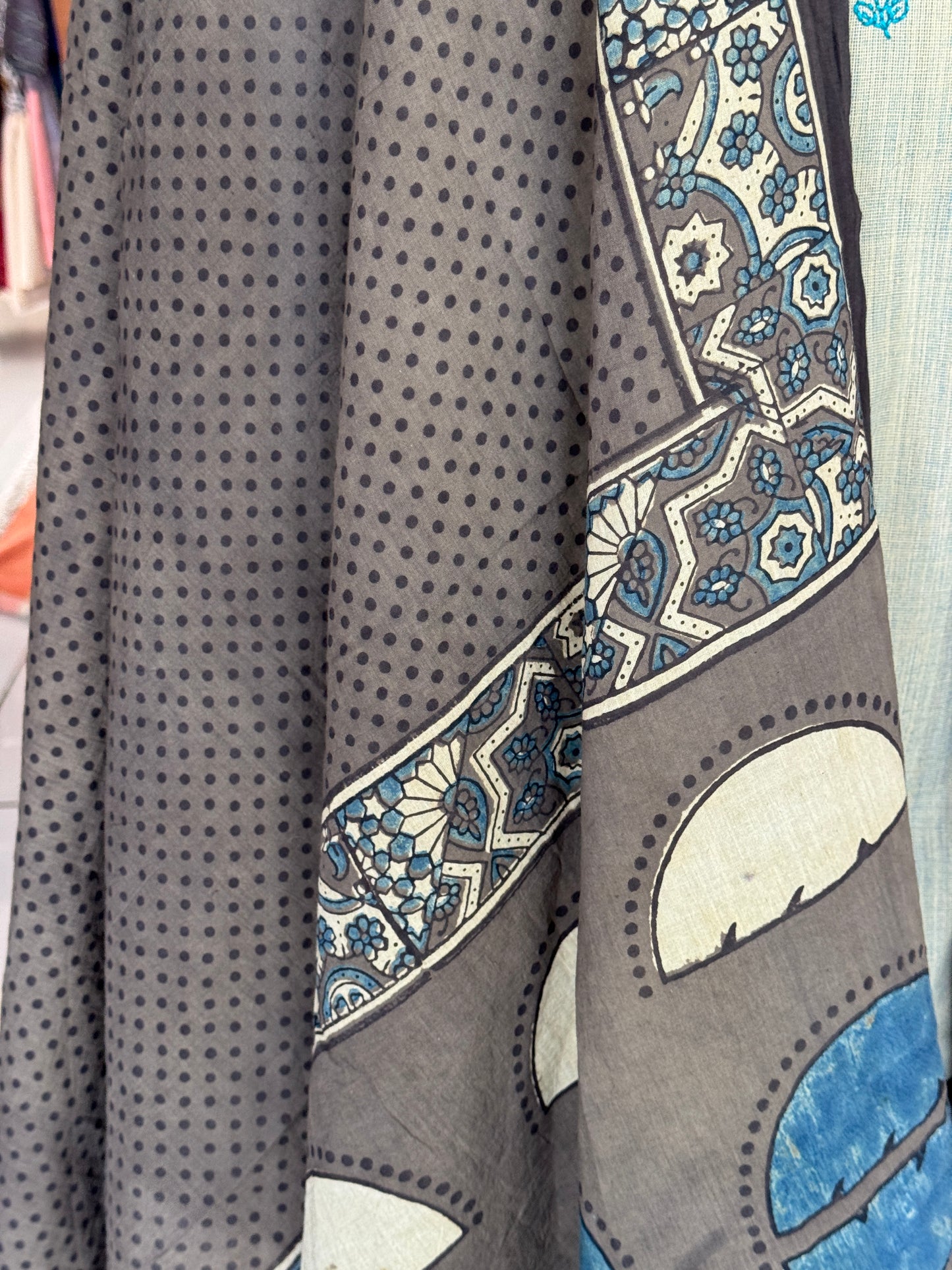 Hand block printed cotton dupatta - colour n designs options available