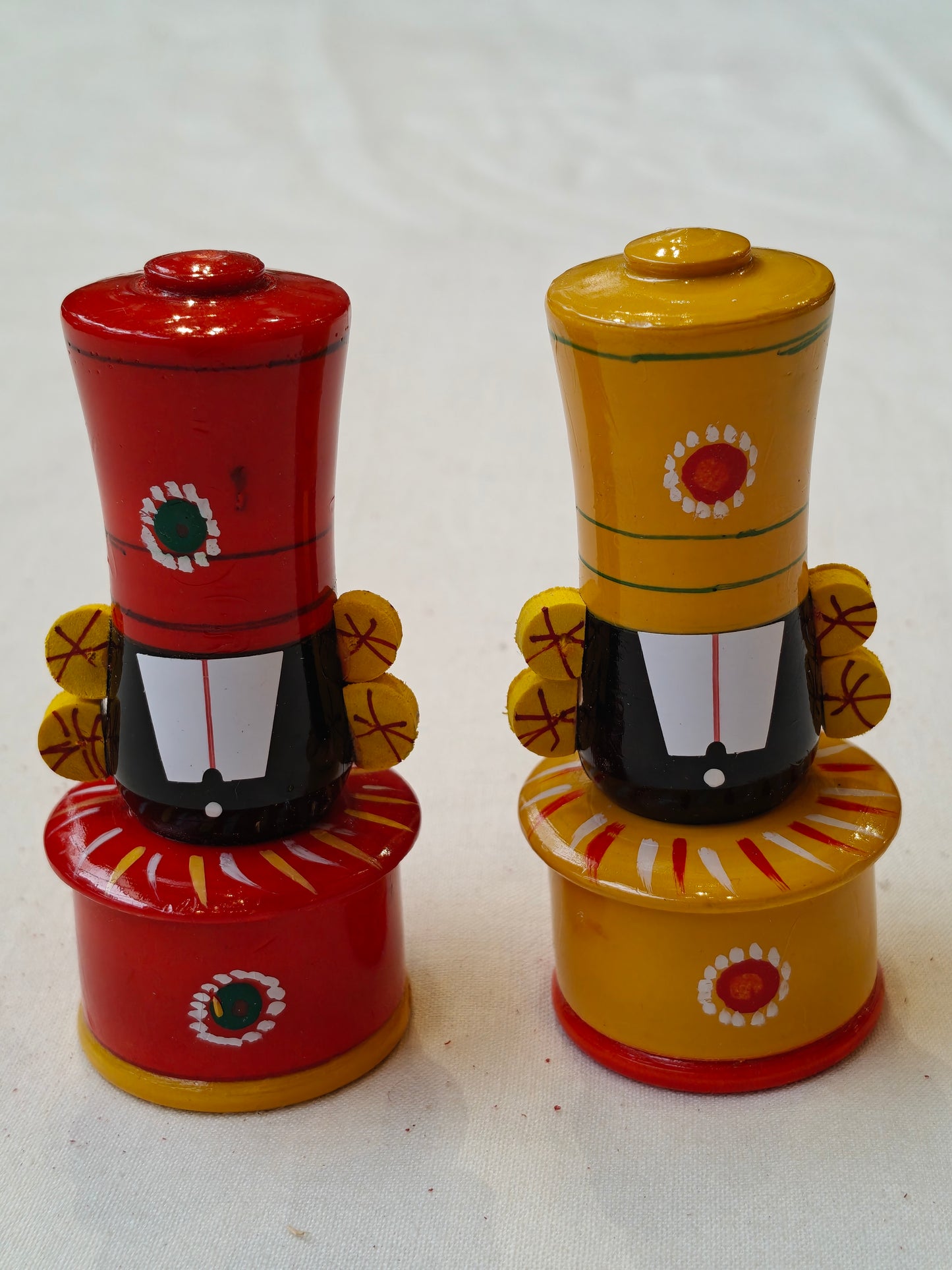 Balaji box haldi kumkum pair - hand crafted wooden traditional return gift