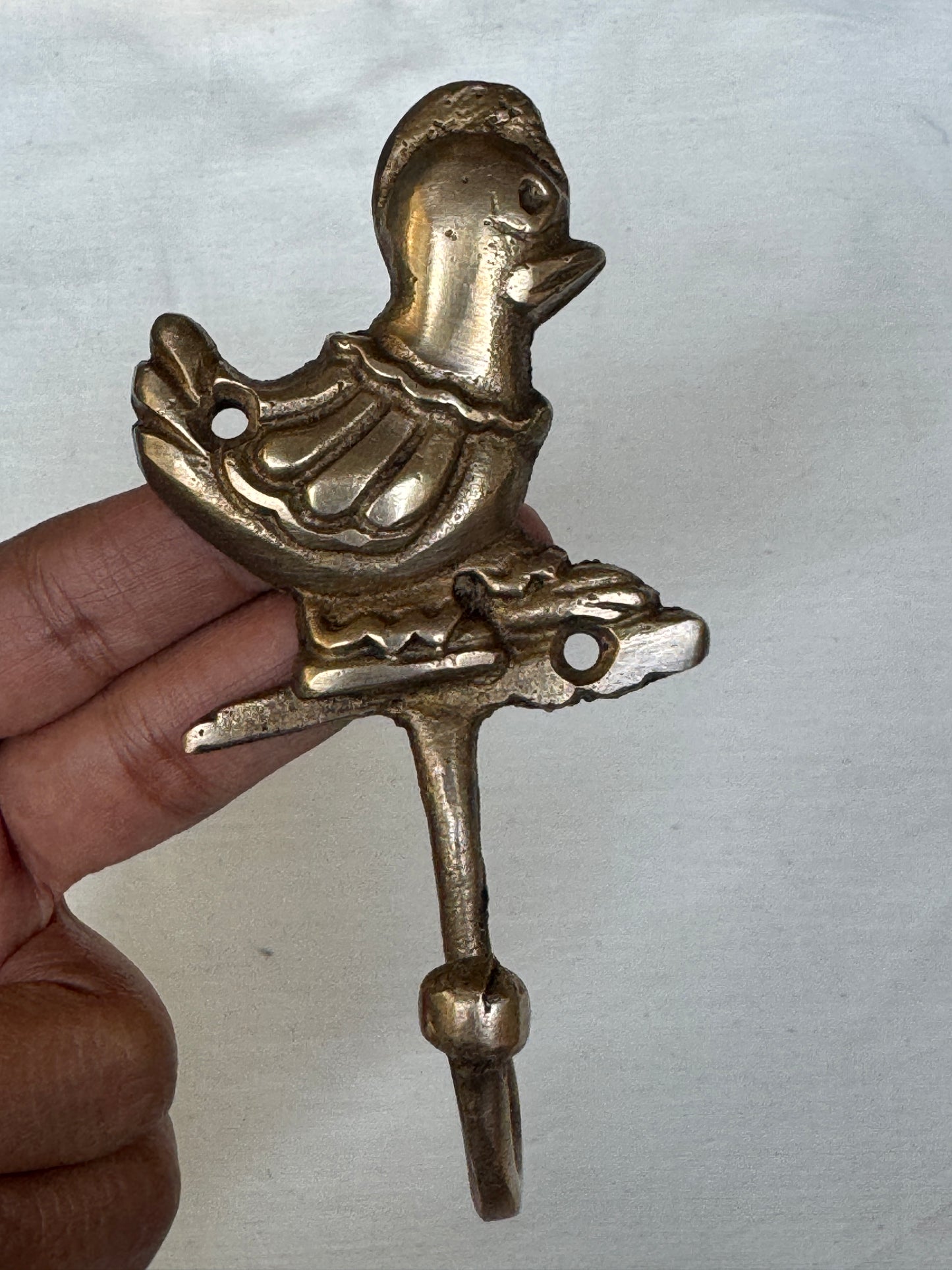 Brass key / coat hanger in cute designs