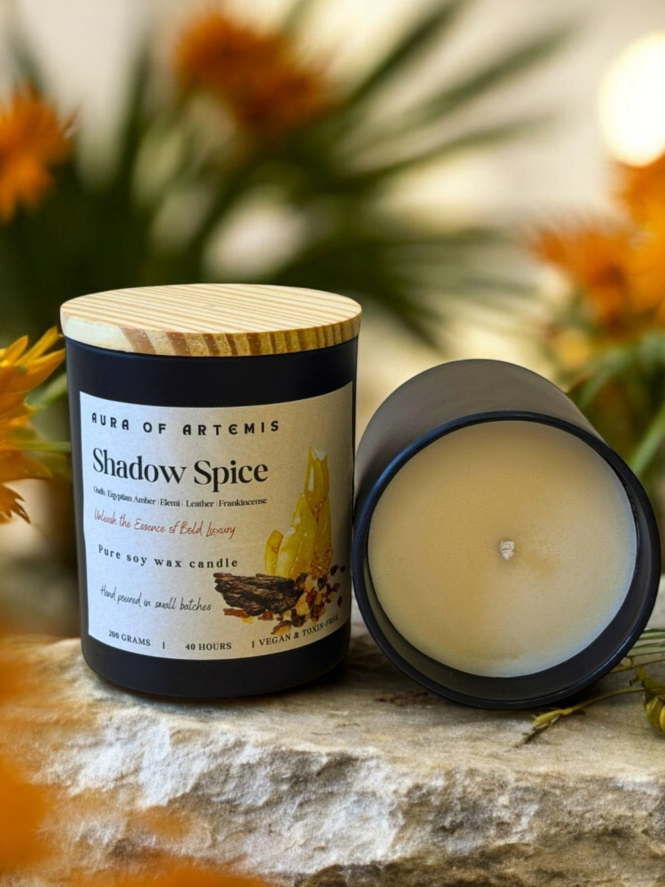 Soy wax candles with phthalate free fragrances - non allergic, pet friendly candles