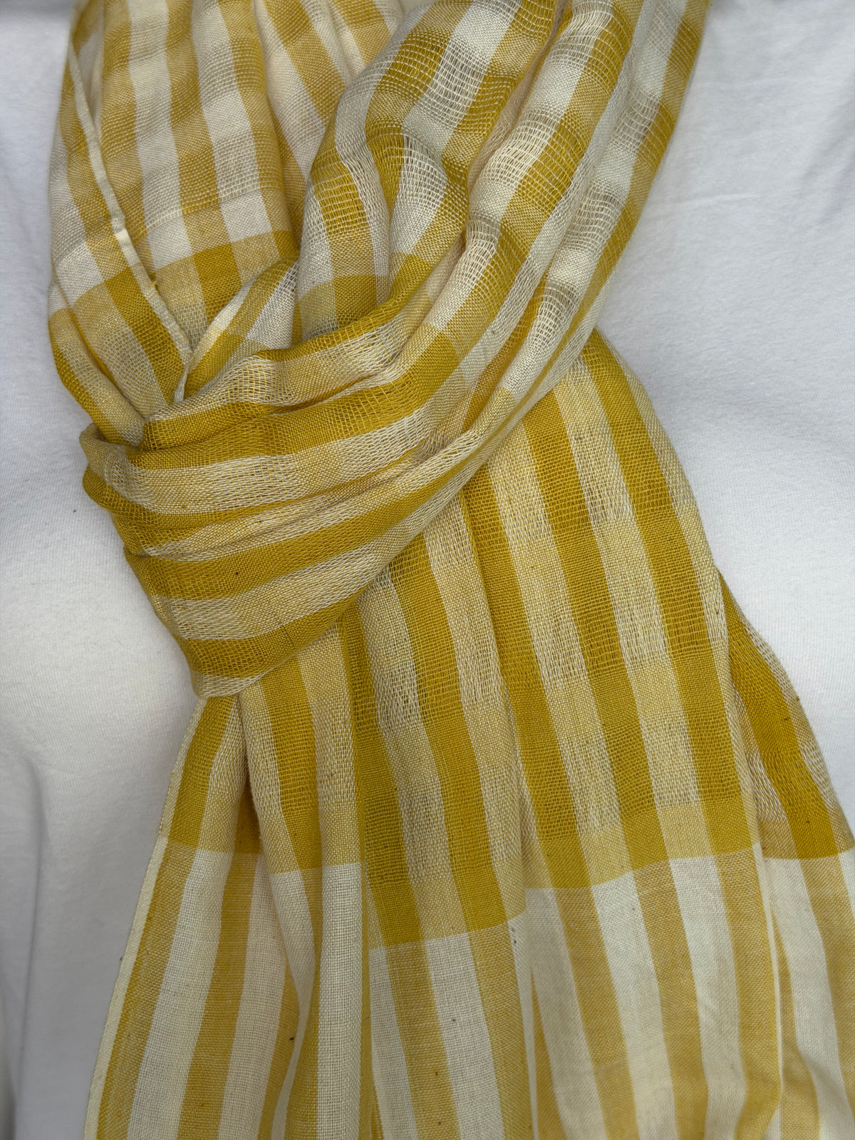 Soft cotton handloom stole - colors and designs options available