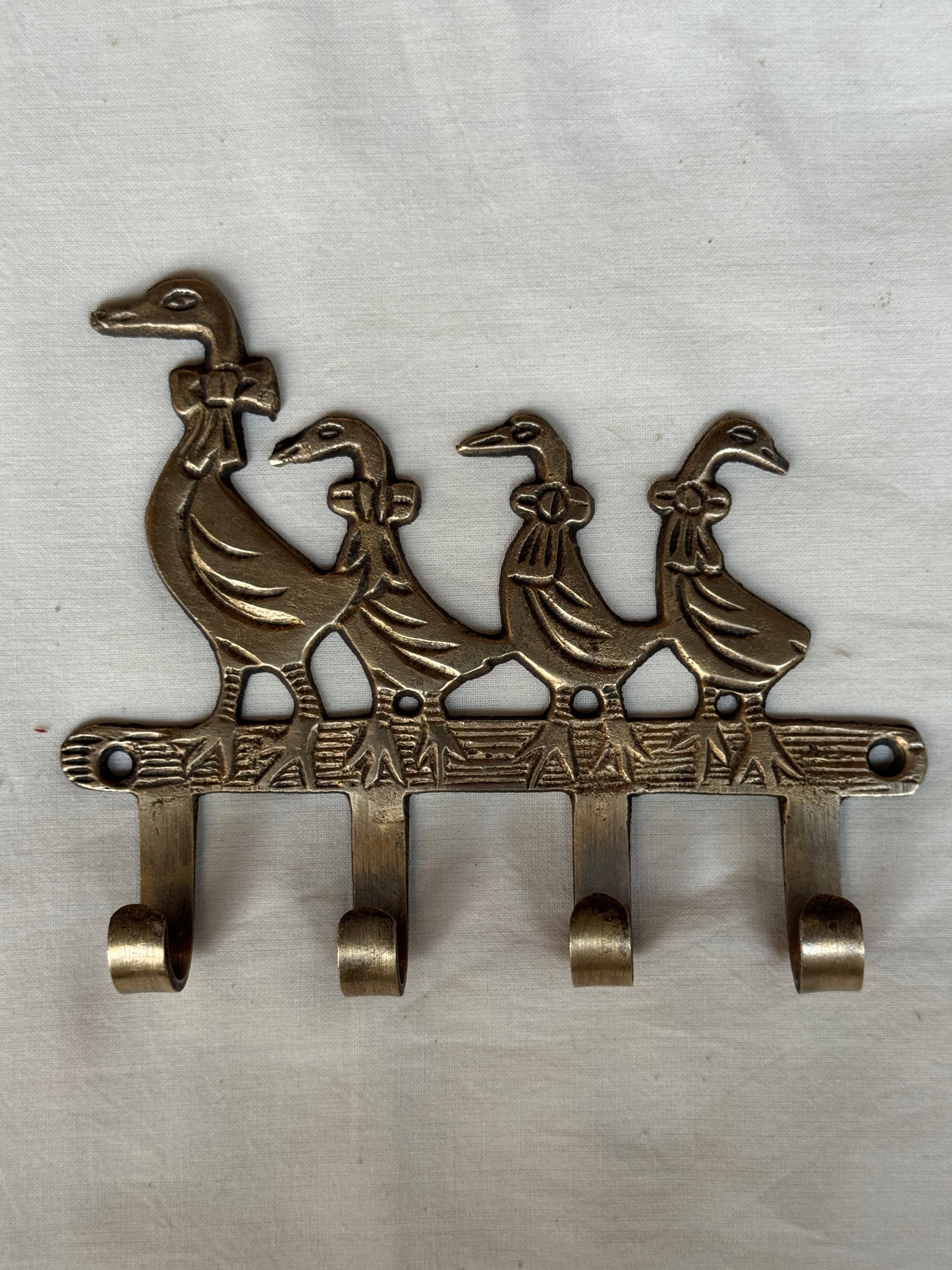 Animal and birds world - Brass key / coat hanger in interesting designs