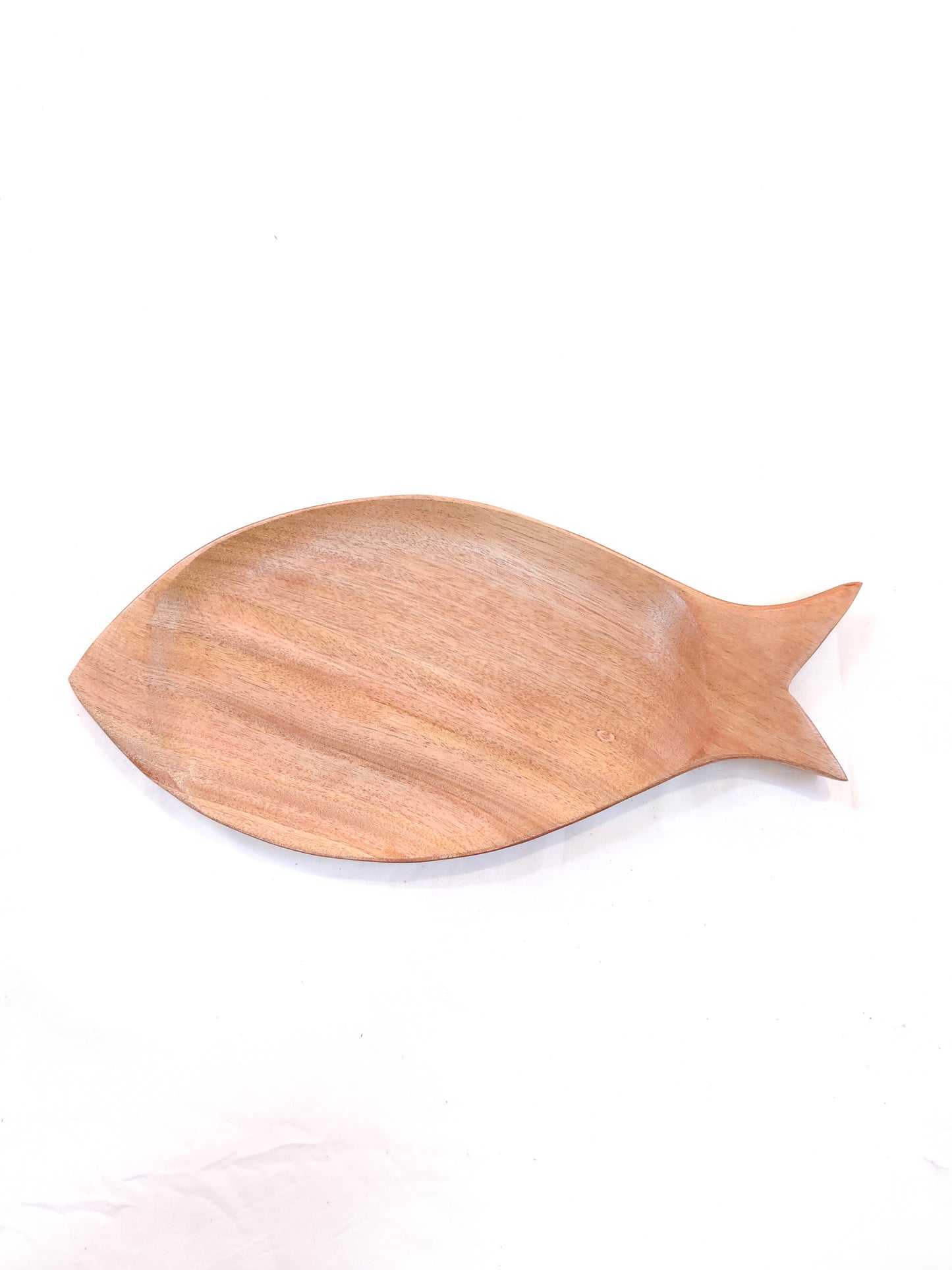 Fish shaped handcrafted Neem wood tray