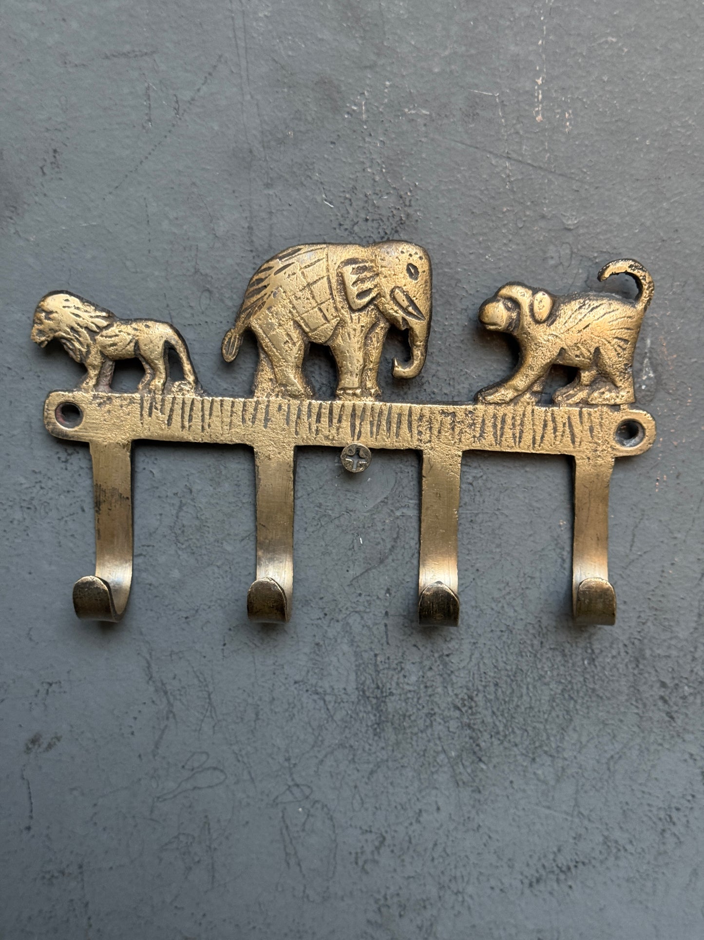 Animal and birds world - Brass key / coat hanger in interesting designs