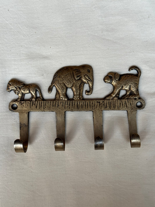 Animal and birds world - Brass key / coat hanger in interesting designs