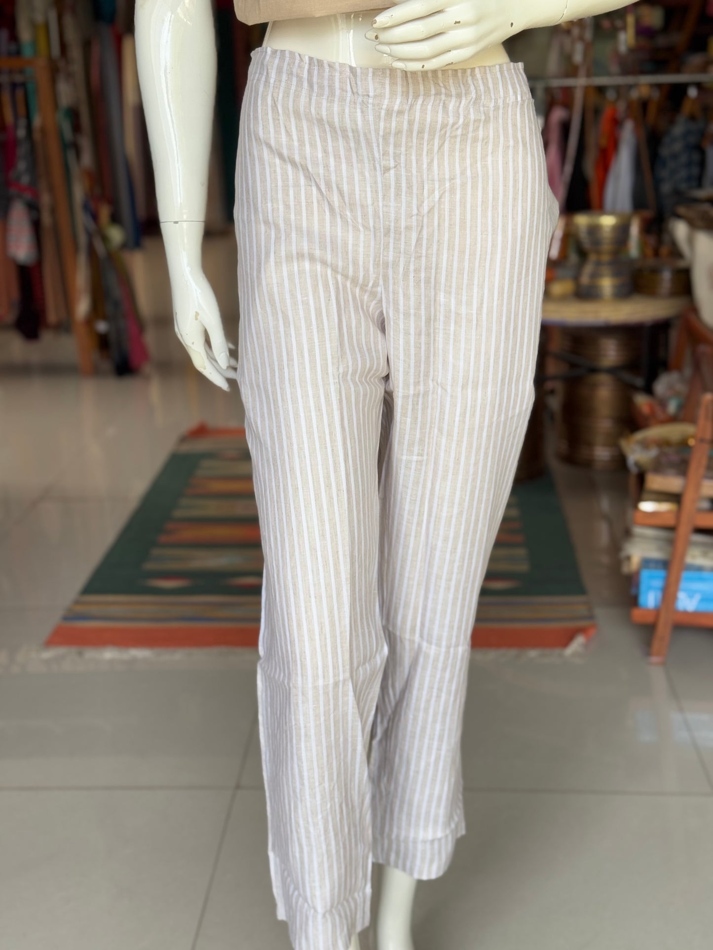 Hemp straight lounge pants for women