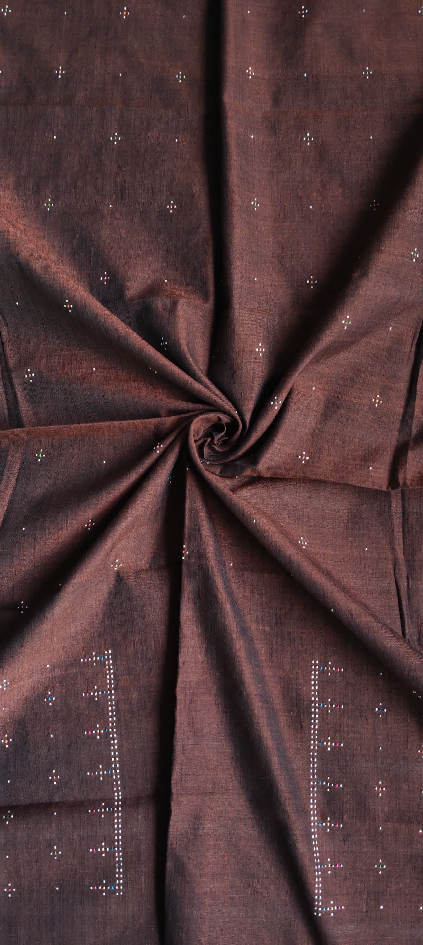 Tangaliya handloom cotton unstitched blouse piece