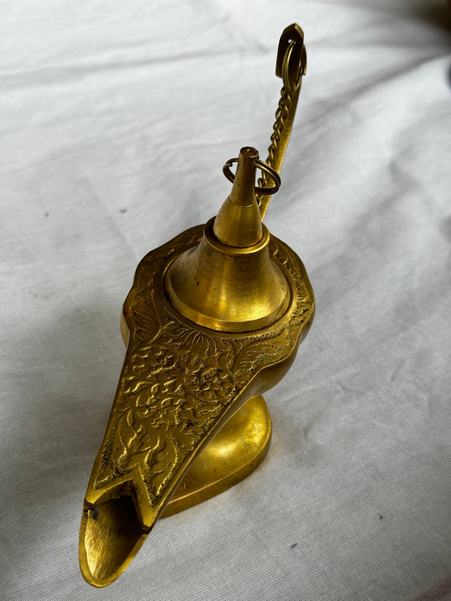 Aladdin brass lamp