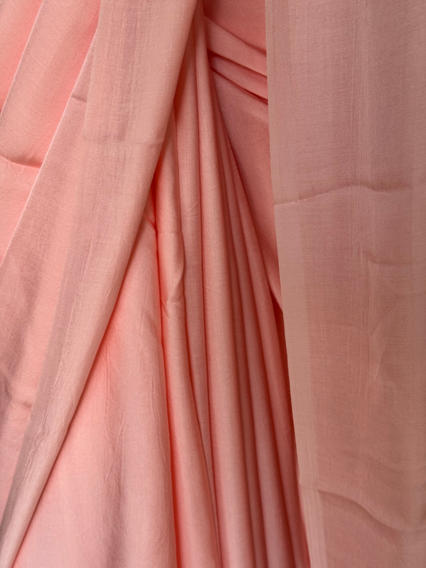 Plain soft modal yardage saree / fabric - color options available
