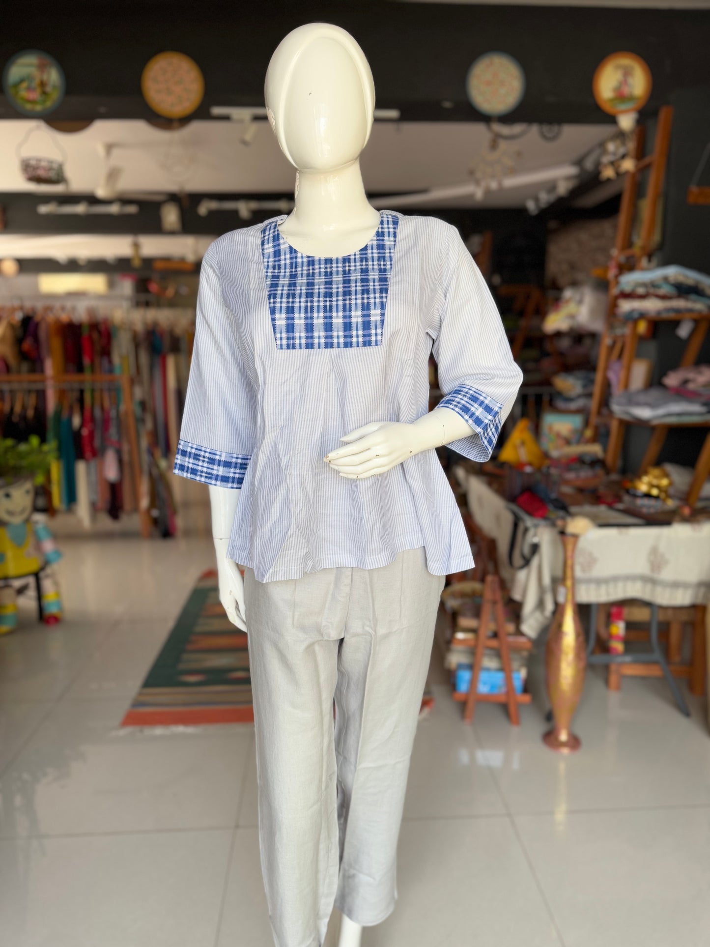 Hemp straight lounge pants for women