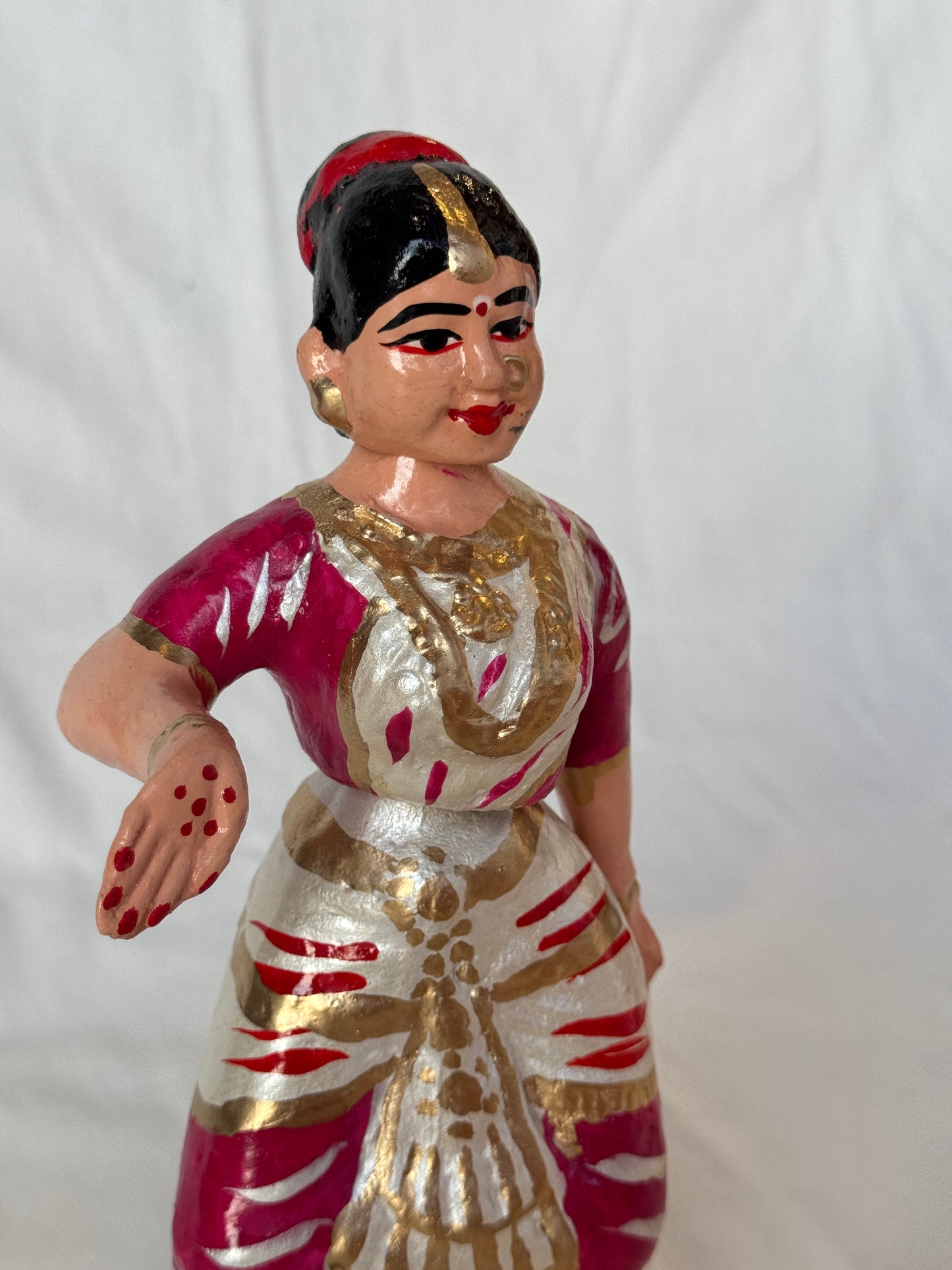 Thanjavur handcrafted papier mache dancing dolls - design options available