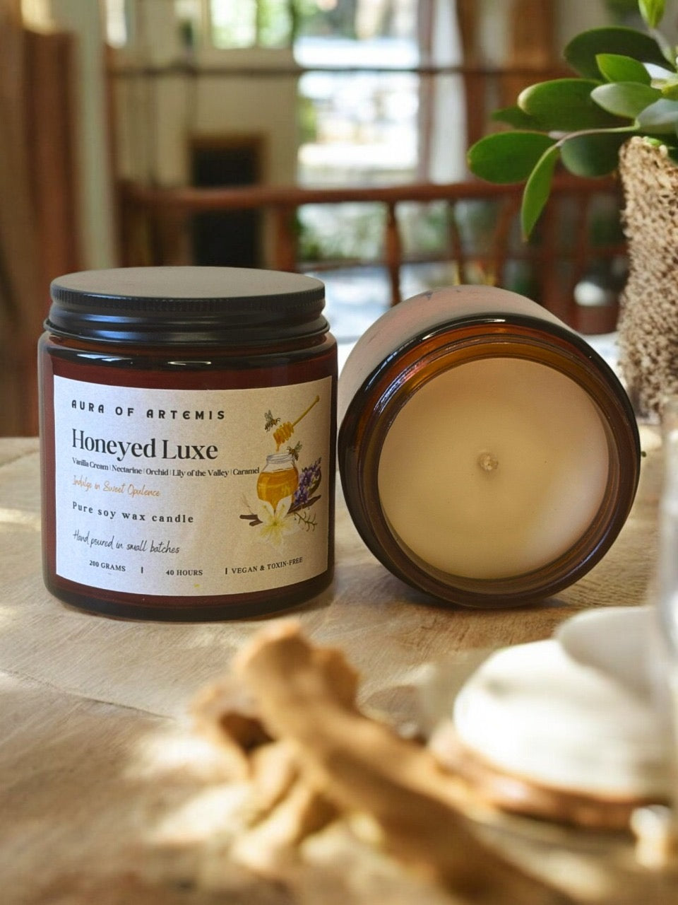 Soy wax candles with phthalate free fragrances - non allergic, pet friendly candles