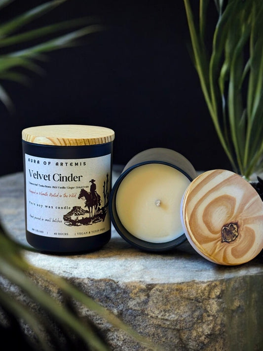 Soy wax candles with phthalate free fragrances - non allergic, pet friendly candles