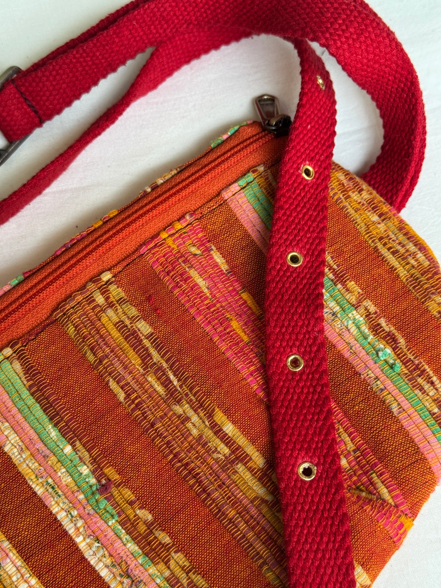 Fanny pouch in handwoven khesh - your travel buddy - multiple colors