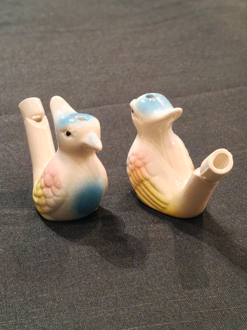 Clay / ceramic bird water whistle