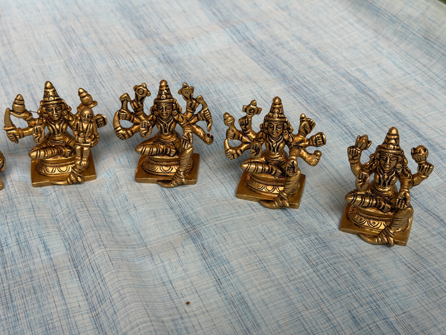 Brass Ashta Lakshmi- set of 8 pieces