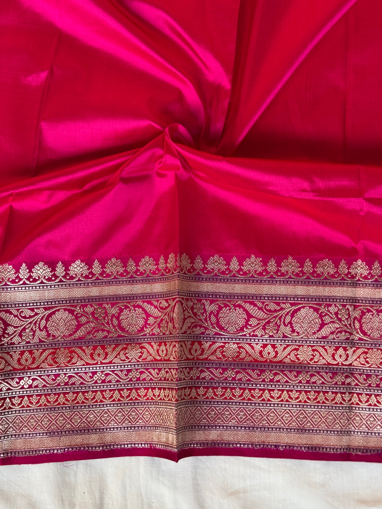 Pure katan silk handwoven unstitched blouse piece - multiple designs available