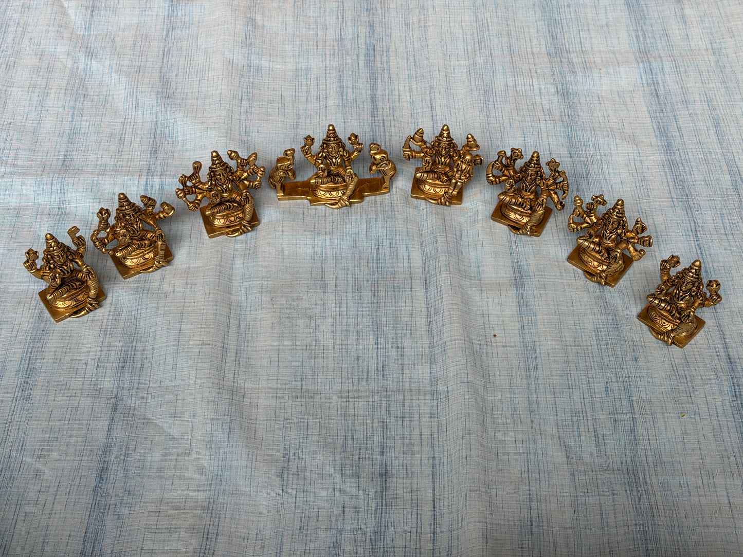Brass Ashta Lakshmi- set of 8 pieces