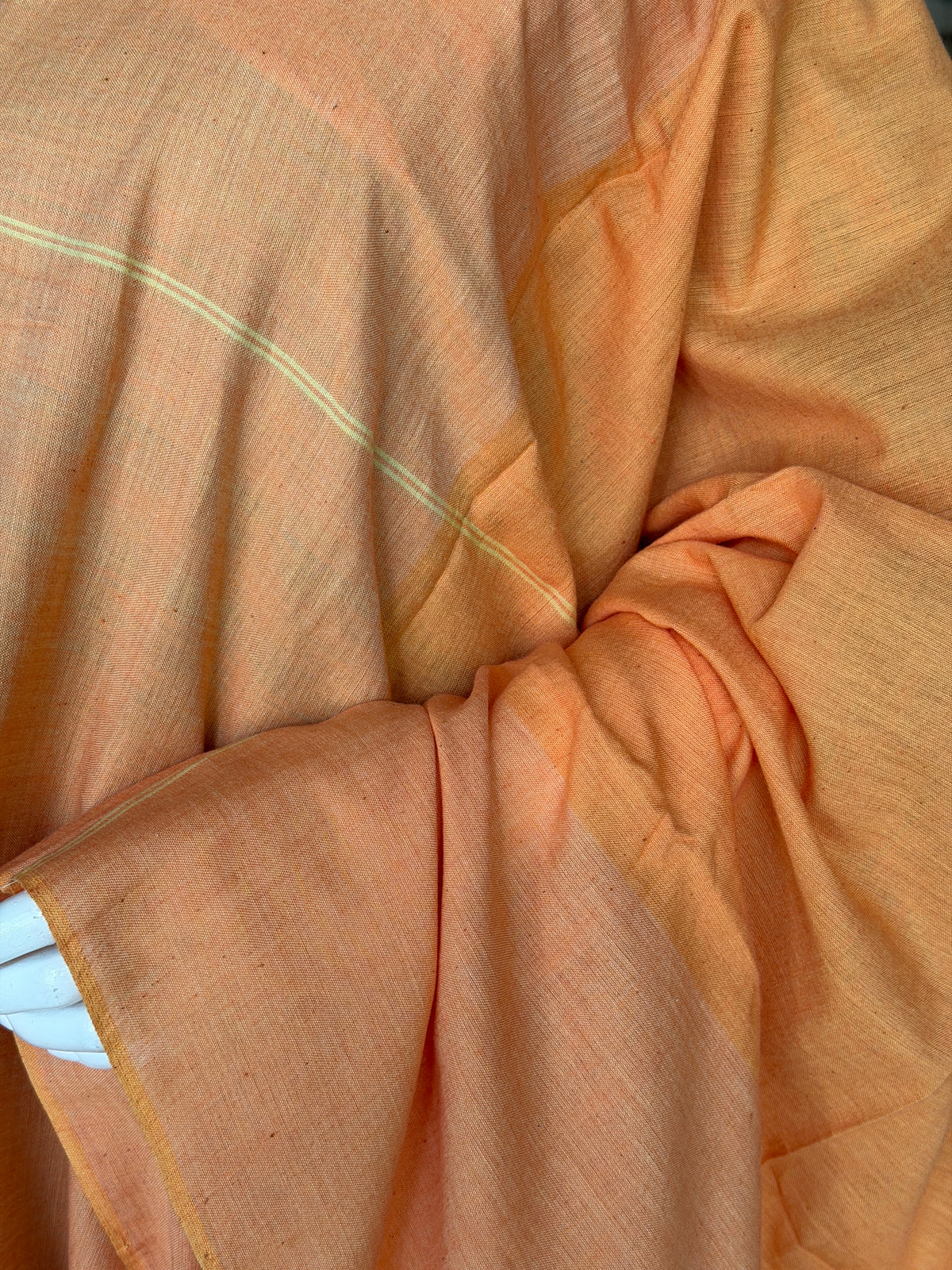 Color block handloom cotton dupatta - click to see color options