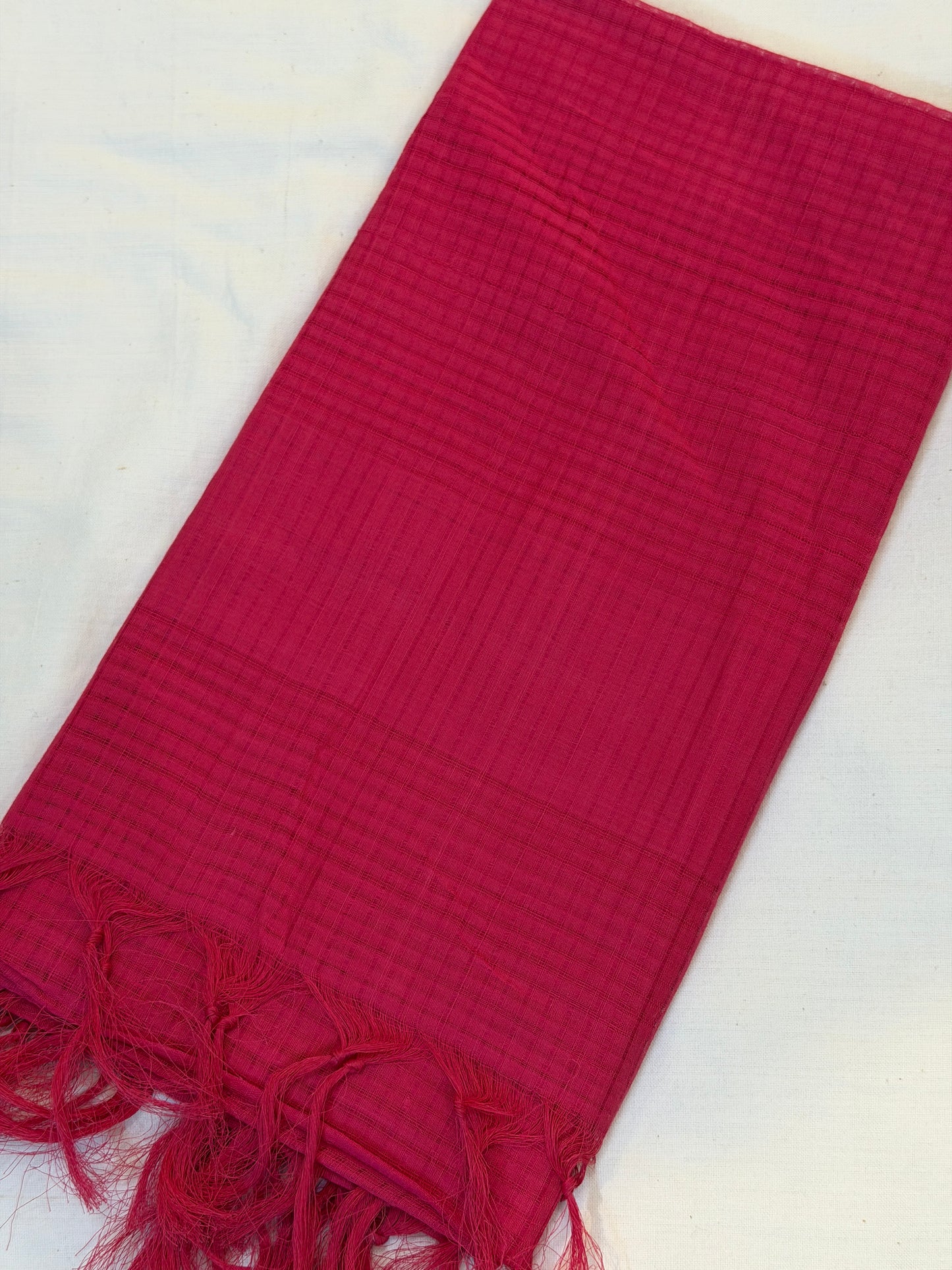 Mangalagiri cotton handloom dupatta in missing checks weave - click to see color options