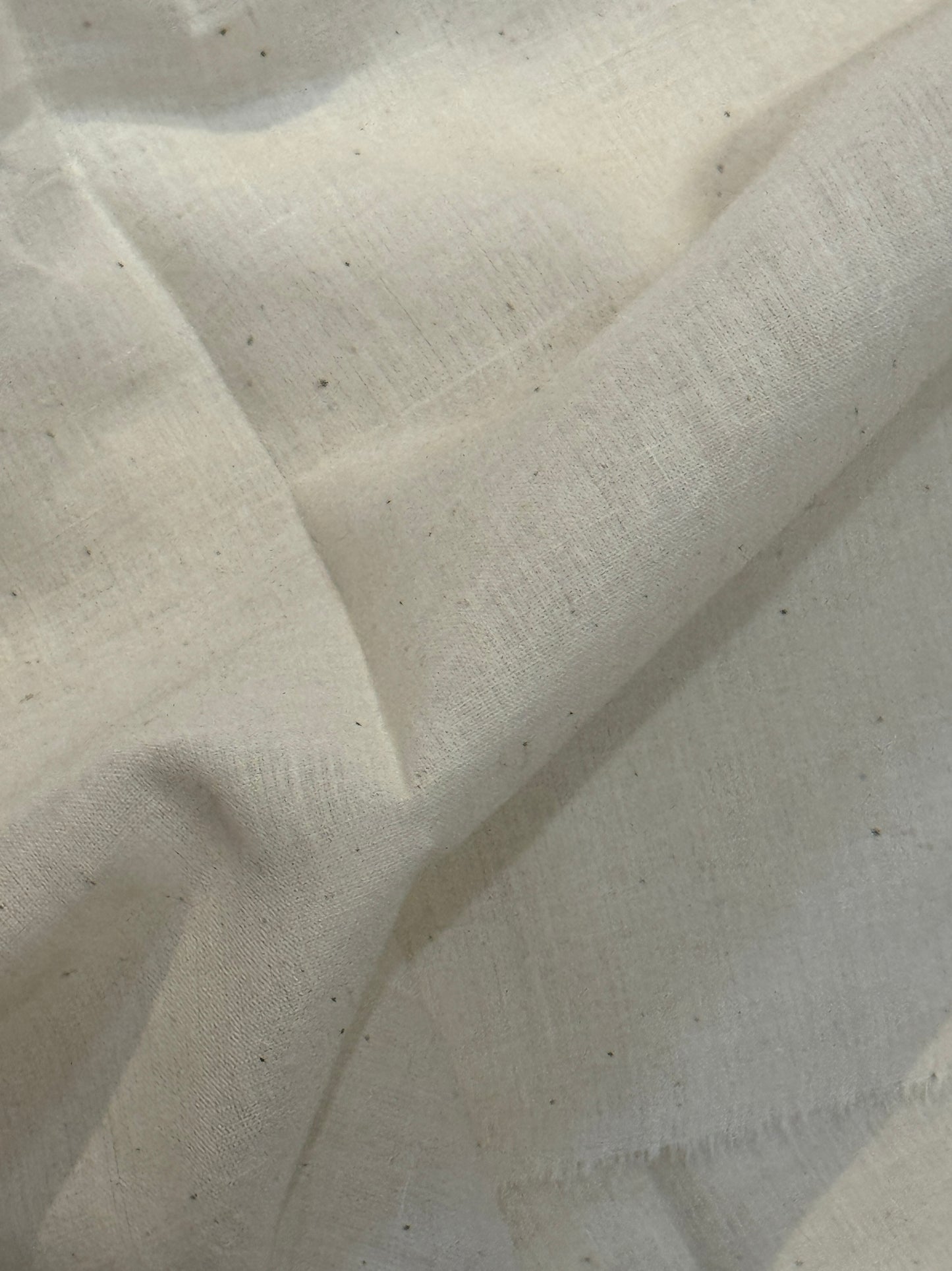 Hand spun, Handwoven cotton khaddar / freedom fabric - click to see different counts options available